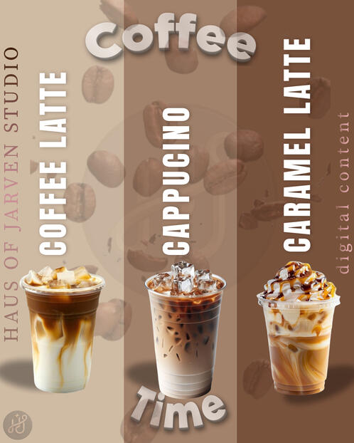Specialty Iced Coffee Menu Architecture